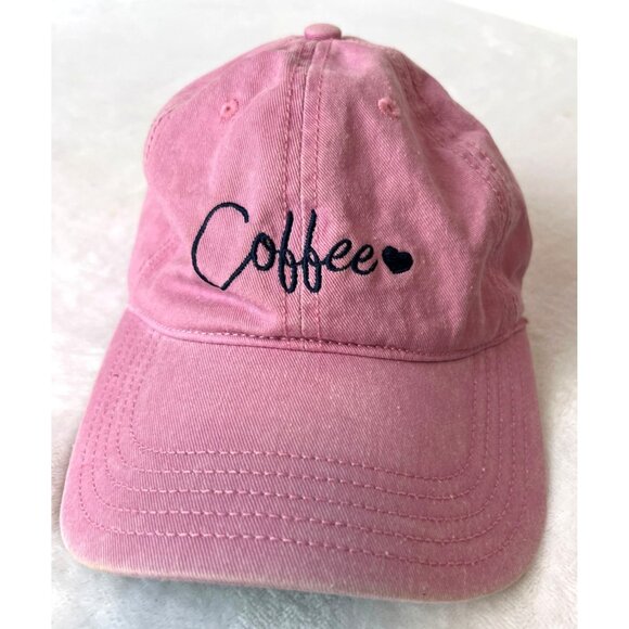 Home Free Accessories - Home Free "COFFEE" Snapback Hat Cap Cotton OSFM Floral Pink